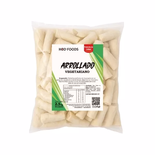 ARROLLADO VEGETARIANO HOD FOODS - 50 Unidades